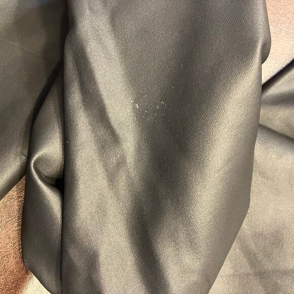 Topshop Maternity Faux Leather Leggings US 14 Black High Rise Stretch Pants - Picture 8 of 13